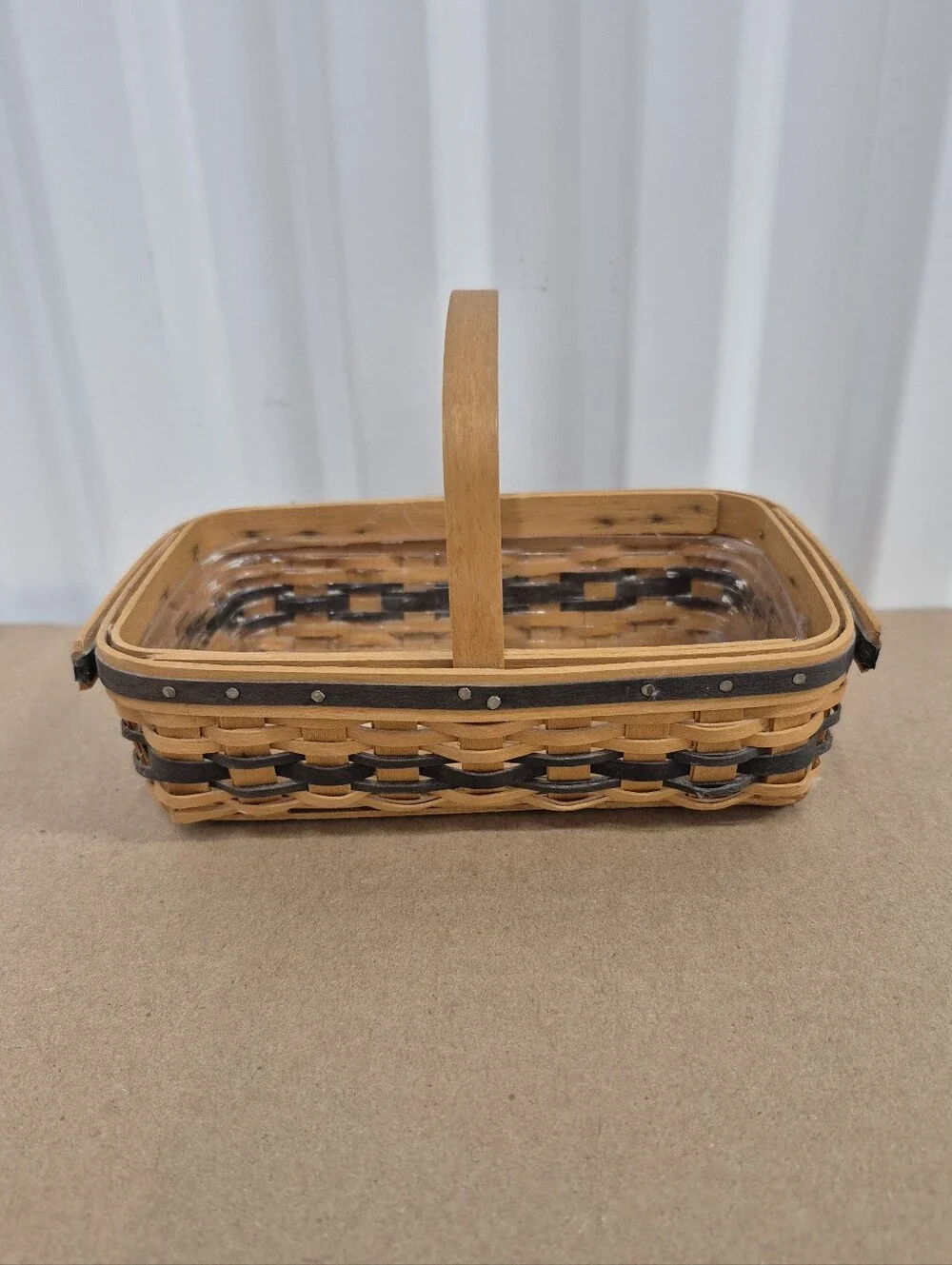 Longaberger J W Collection Miniature Edition Gathering Basket 2000 - 2001 Signed